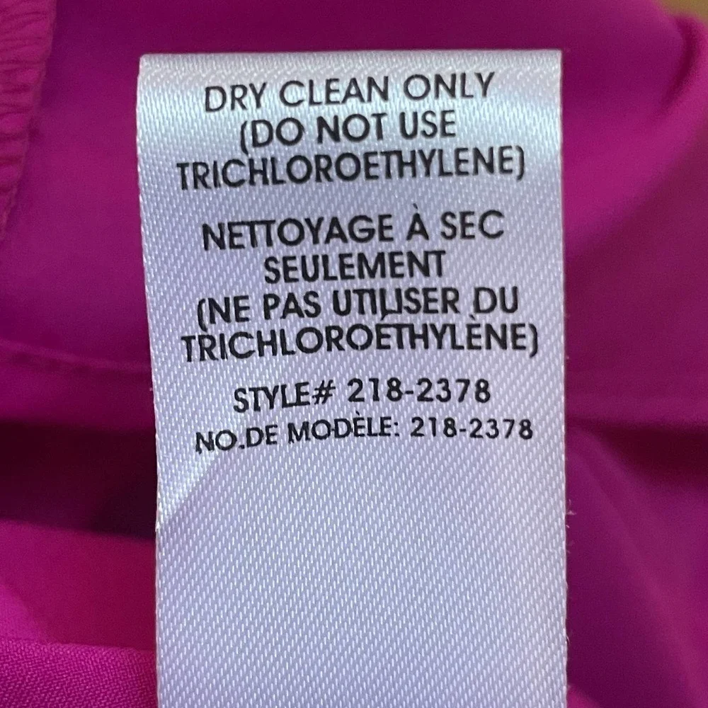 Nanette Lepore Fuchsia and Black Lace Midi Dress - Picture 9 of 15